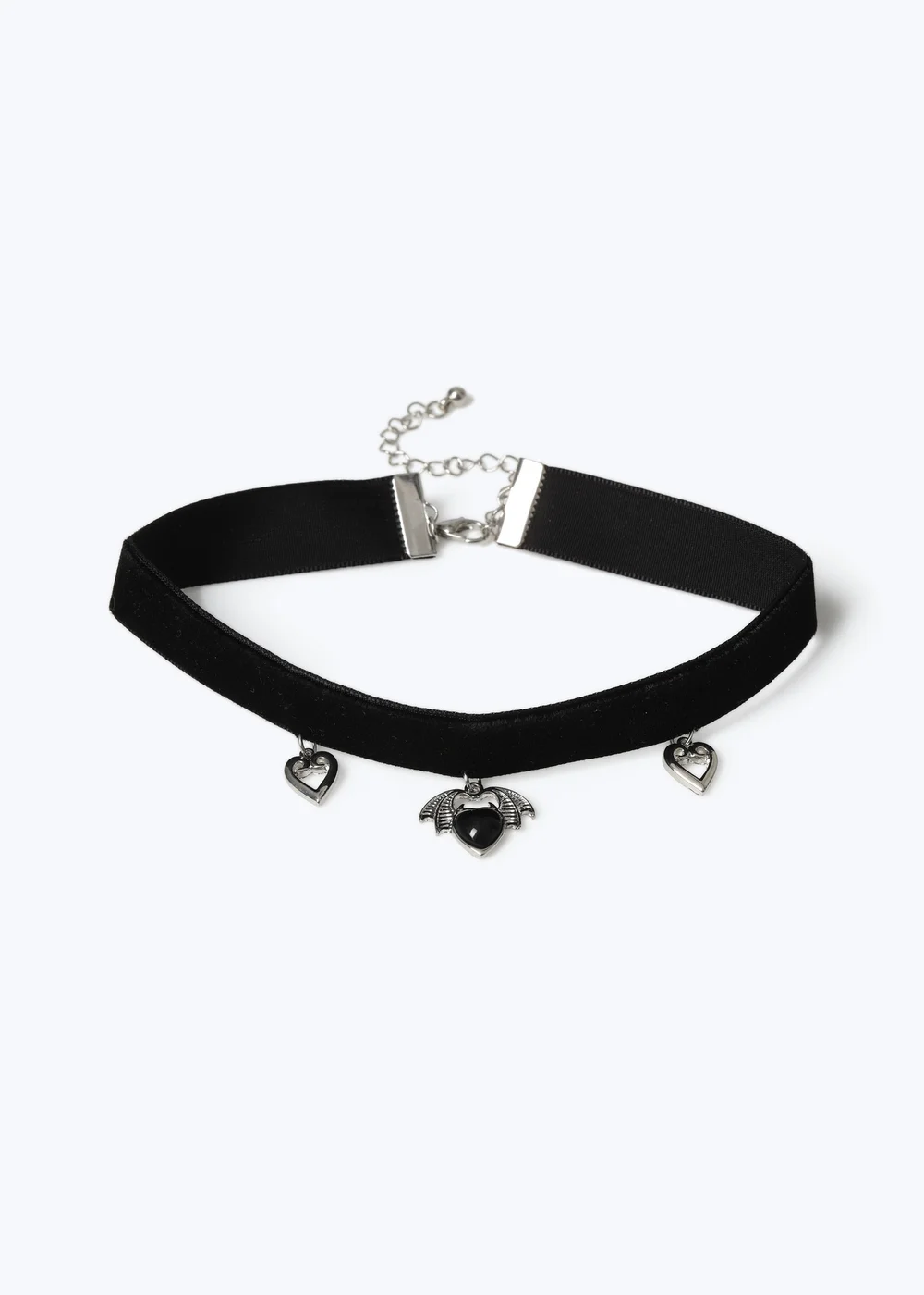Flitzy Black Heart Halloween Chocker - One Size Image 2