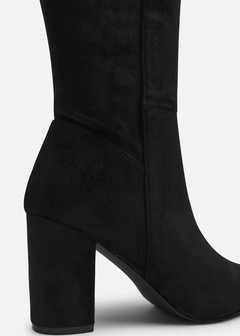 Where's That From Georgina Black Stretch Knee High Pointed Boots - 8 Image 4