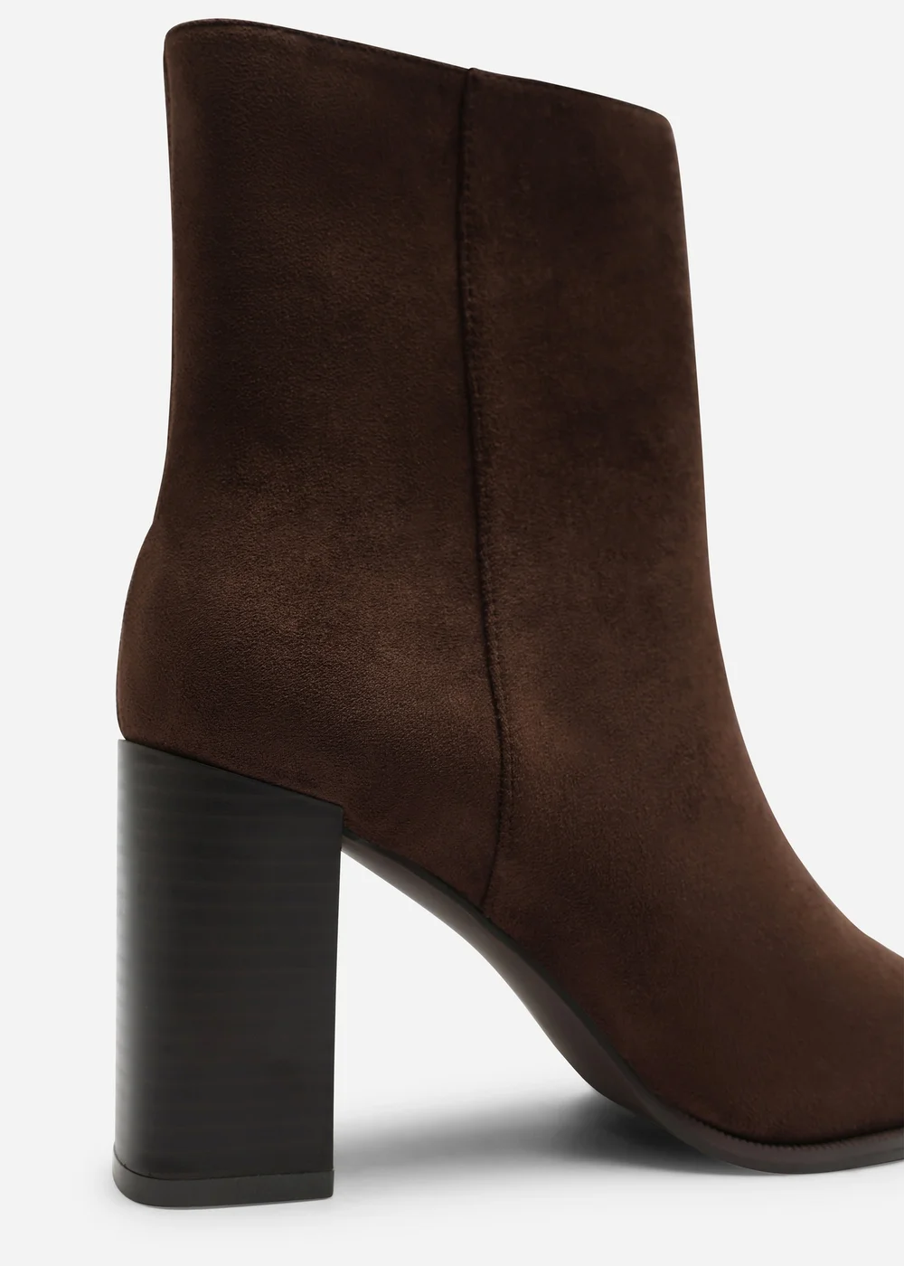 Where's That From Daryna Dark Brown Stacked Heel Pointed Ankle Boot - 5 Image 4