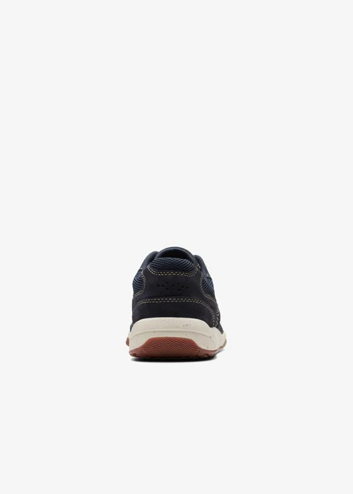 Clarks Mens Blue Allston Edge Nubuck Standard - 6 Image 5