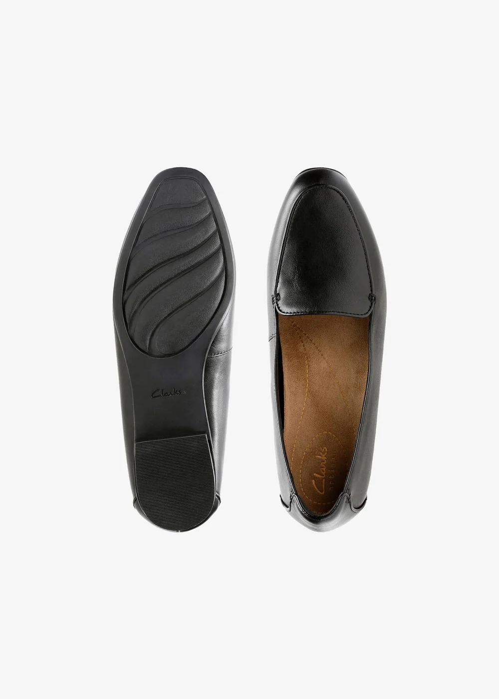 Clarks Womens Black Keesha Luca Leather Wide - 5 Image 6