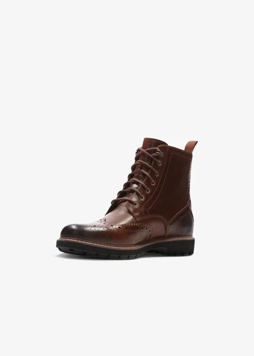 Clarks Mens Brown Batcombe Lord Leather Standard - 7 Image 4