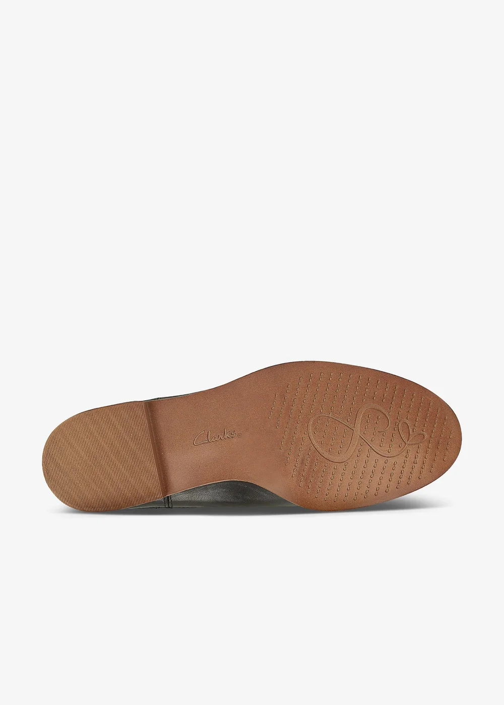 Clarks Womens Black Taylor Shine Leather Wide - 4 Image 3