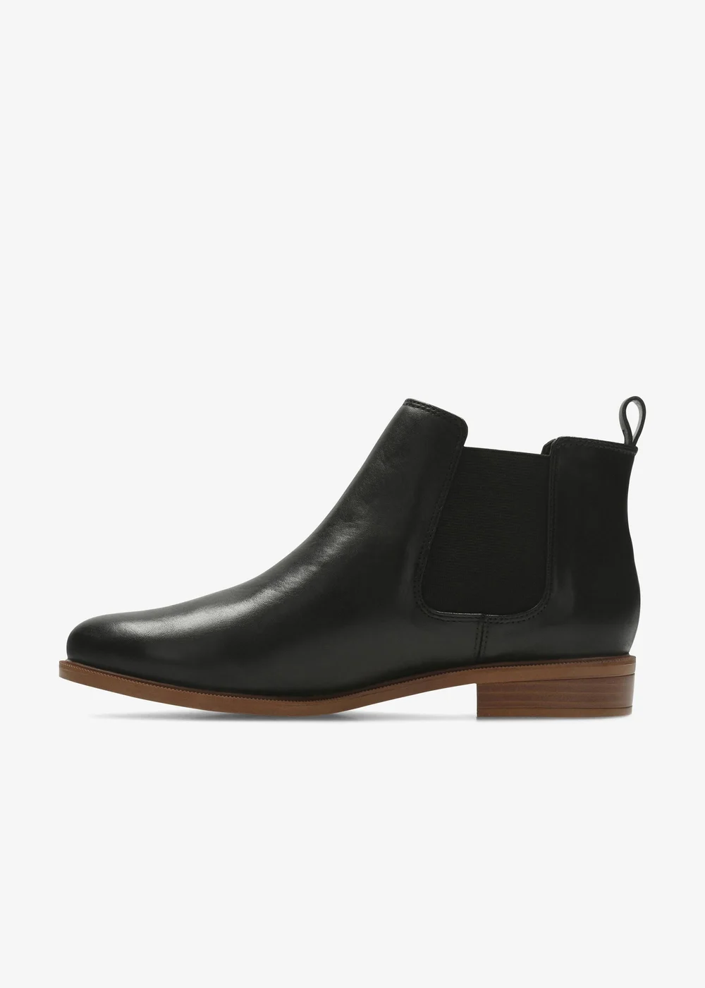 Clarks Womens Black Taylor Shine Leather Wide - 4 Image 2