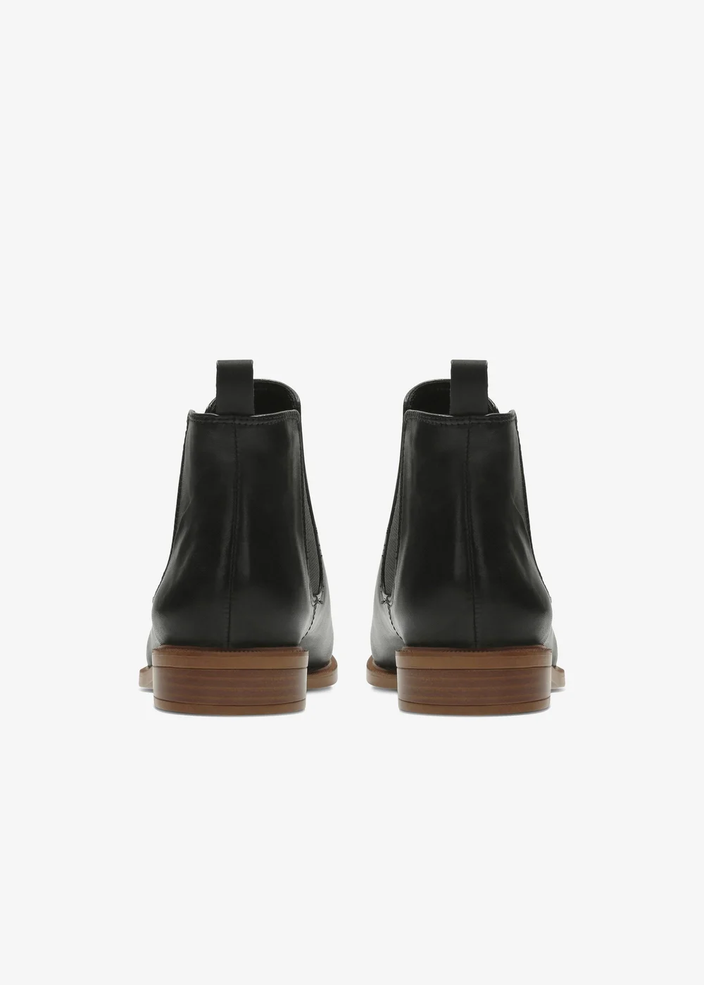 Clarks Womens Black Taylor Shine Leather Wide - 4 Image 5