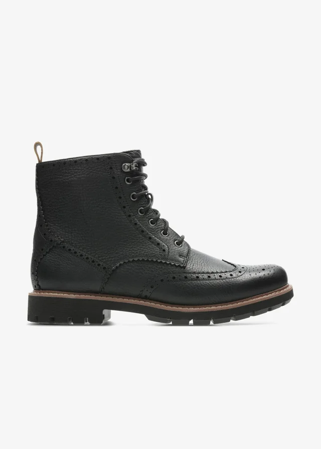 Clarks Mens Black Batcombe Lord Leather Standard