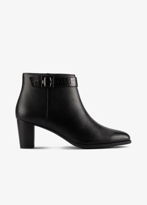 Clarks Womens Black Kaylin 60 Boot Leather Standard - 7 Image 1