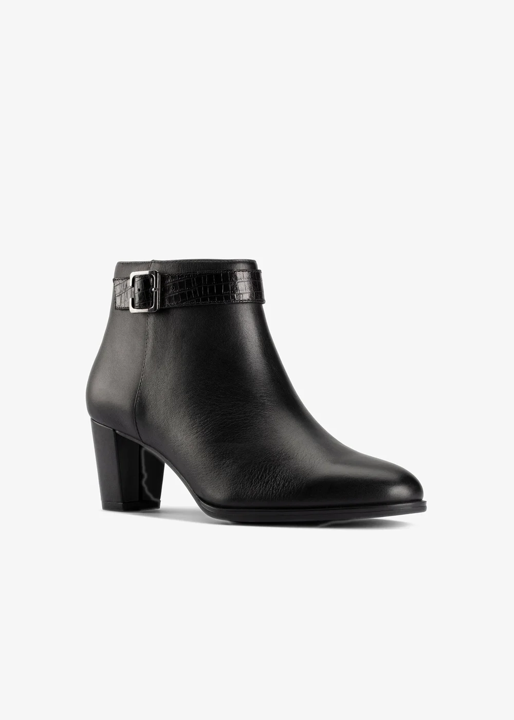 Clarks Womens Black Kaylin 60 Boot Leather Standard - 7 Image 3