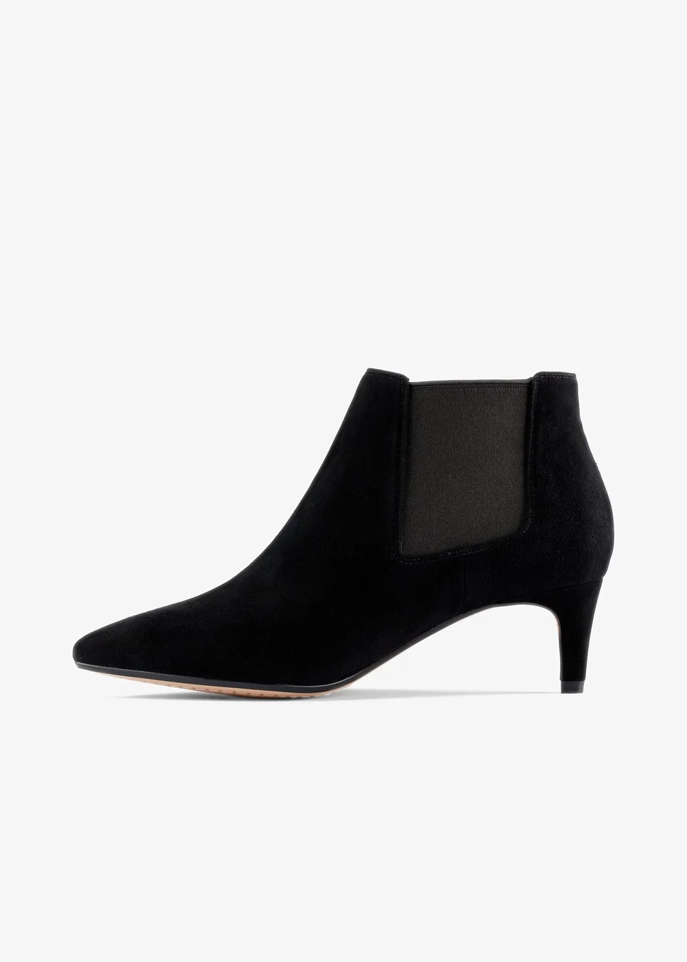 Clarks Womens Black Laina 55 Boot 2 Suede Standard - 7 Image 2