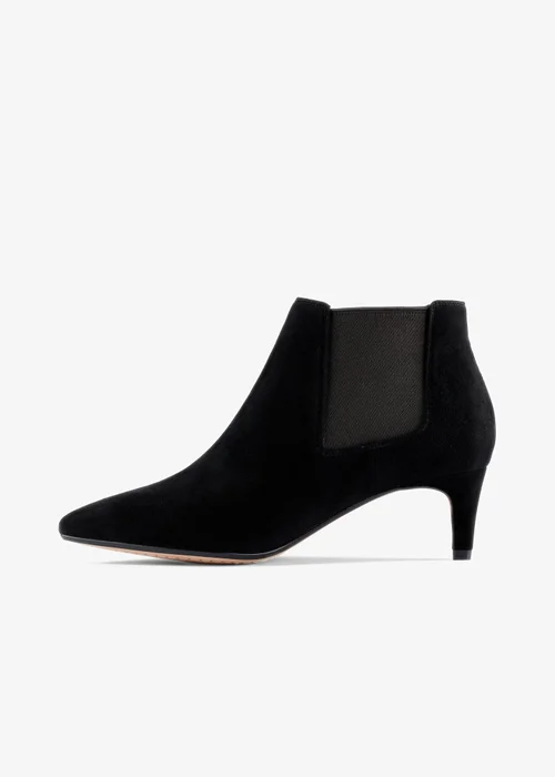 Clarks Womens Black Laina 55 Boot 2 Suede Standard - 7 Image 2