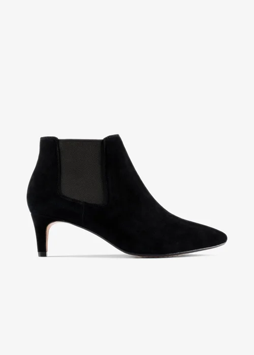 Clarks Womens Black Laina 55 Boot 2 Suede Standard - 7 Image 1