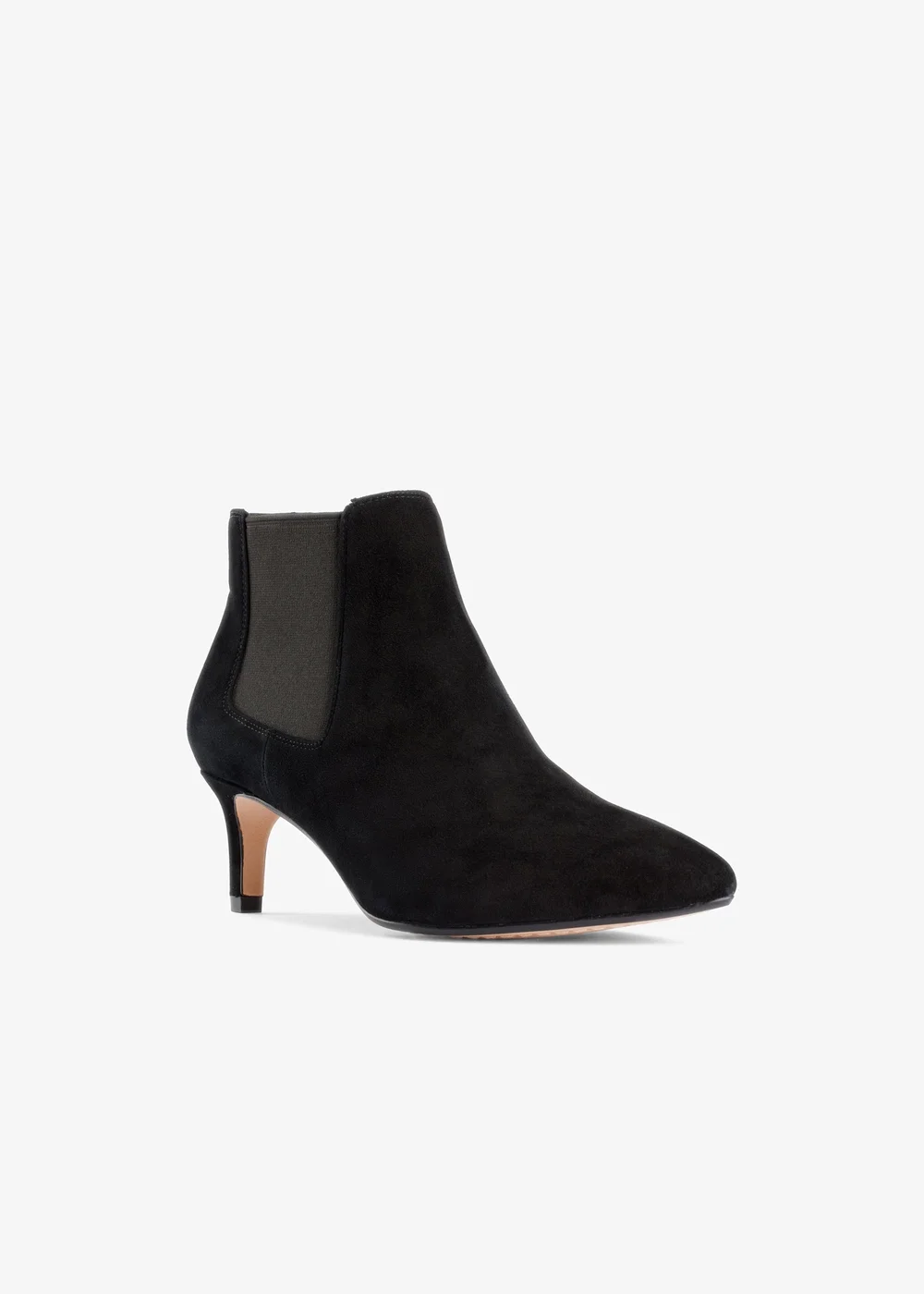 Clarks Womens Black Laina 55 Boot 2 Suede Standard - 7 Image 3