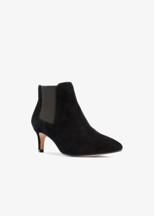 Clarks Womens Black Laina 55 Boot 2 Suede Standard - 7 Image 3