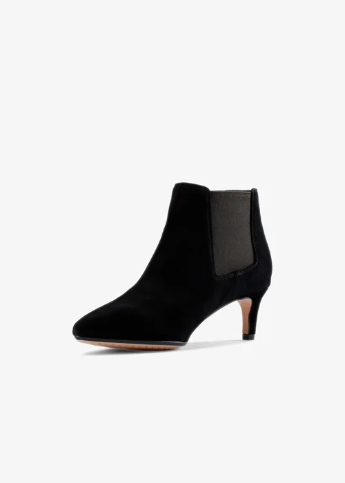 Clarks Womens Black Laina 55 Boot 2 Suede Standard - 7 Image 4