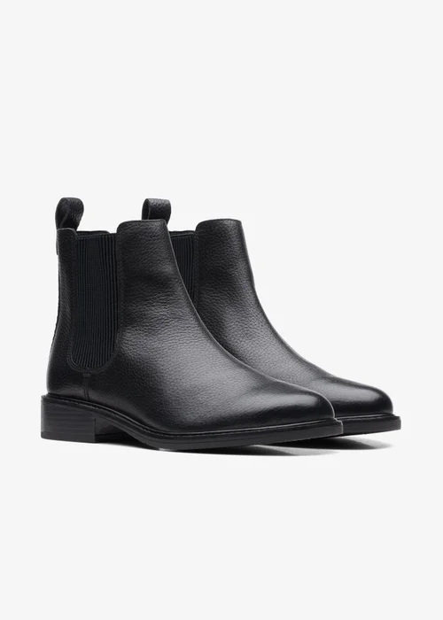 Clarks Womens Black Cologne Arlo Leather Standard - 3 Image 4
