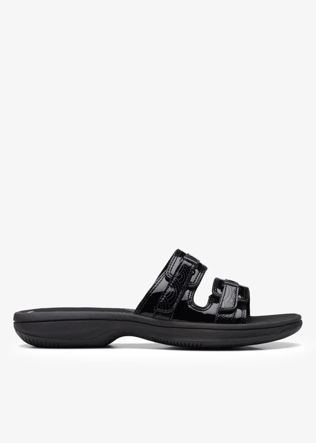 Clarks Cloudsteppers Womens Black Brinkley Piper Synthetic Standard