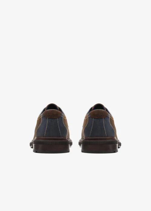 Clarks Mens Brown Burchill Derby Leather Standard - 7.5 Image 5