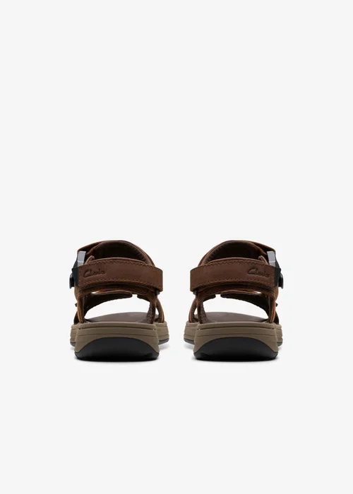 Clarks Mens Brown Saltway Trail Leather Standard - 8 Image 6