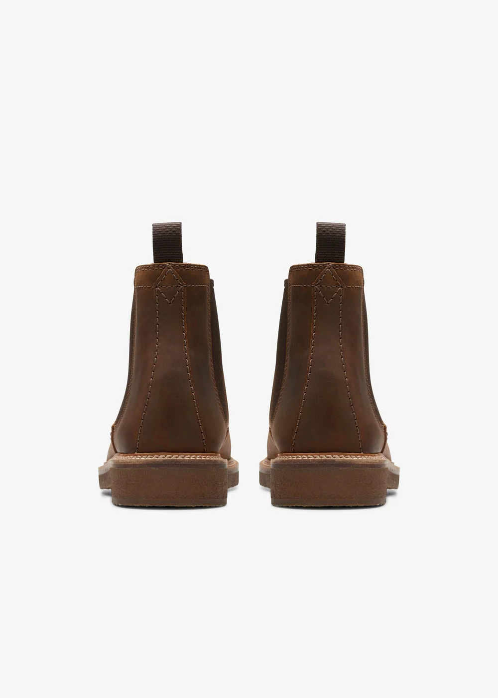 Clarks Mens Brown Clarkdale Easy Chelsea Boot Leather Standard - 10 Image 6
