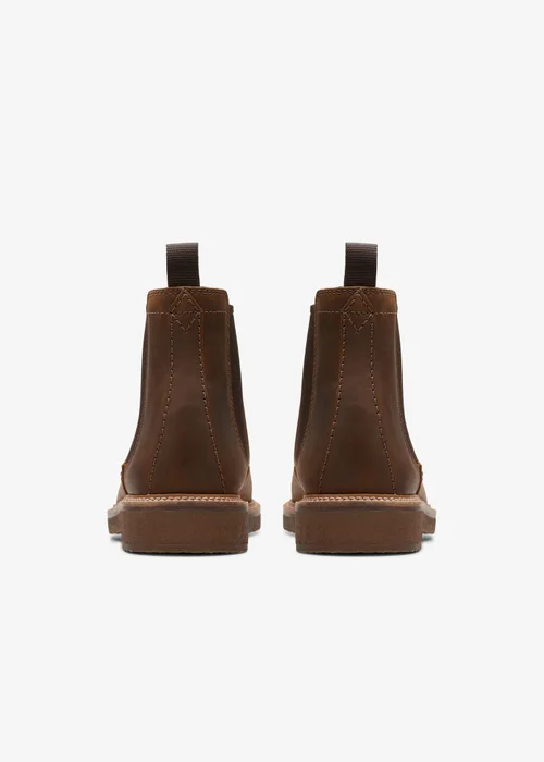 Clarks Mens Brown Clarkdale Easy Chelsea Boot Leather Standard - 10 Image 6