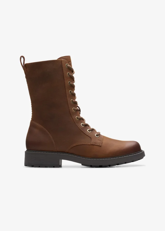 Clarks Womens Brown Orinoco 2 Style Leather Standard