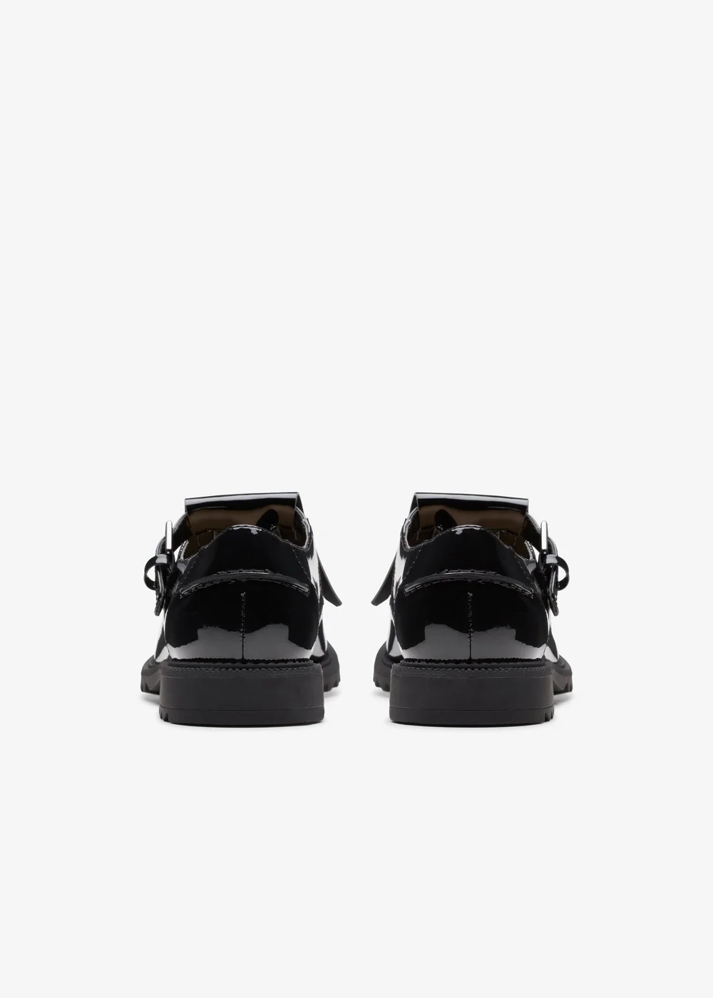Clarks Womens Black Griffin Mia 2 Patent Standard - 7.5 Image 5