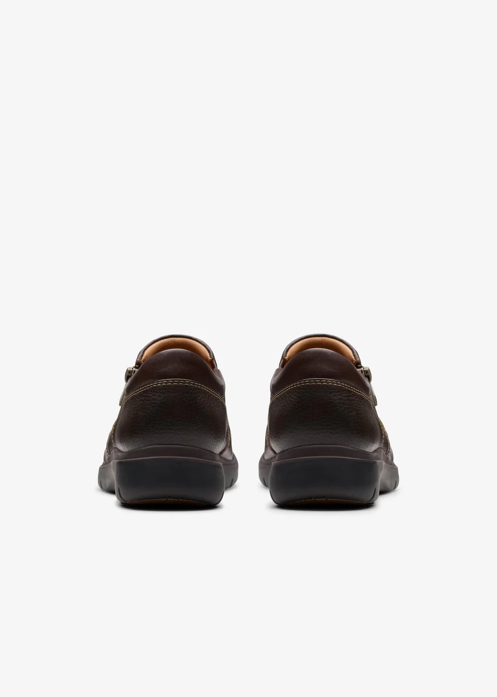 Clarks Womens Brown Certina Pure Leather Wide - 4.5 Image 5