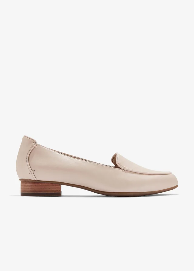 Clarks Womens Beige Keesha Luca Leather Wide