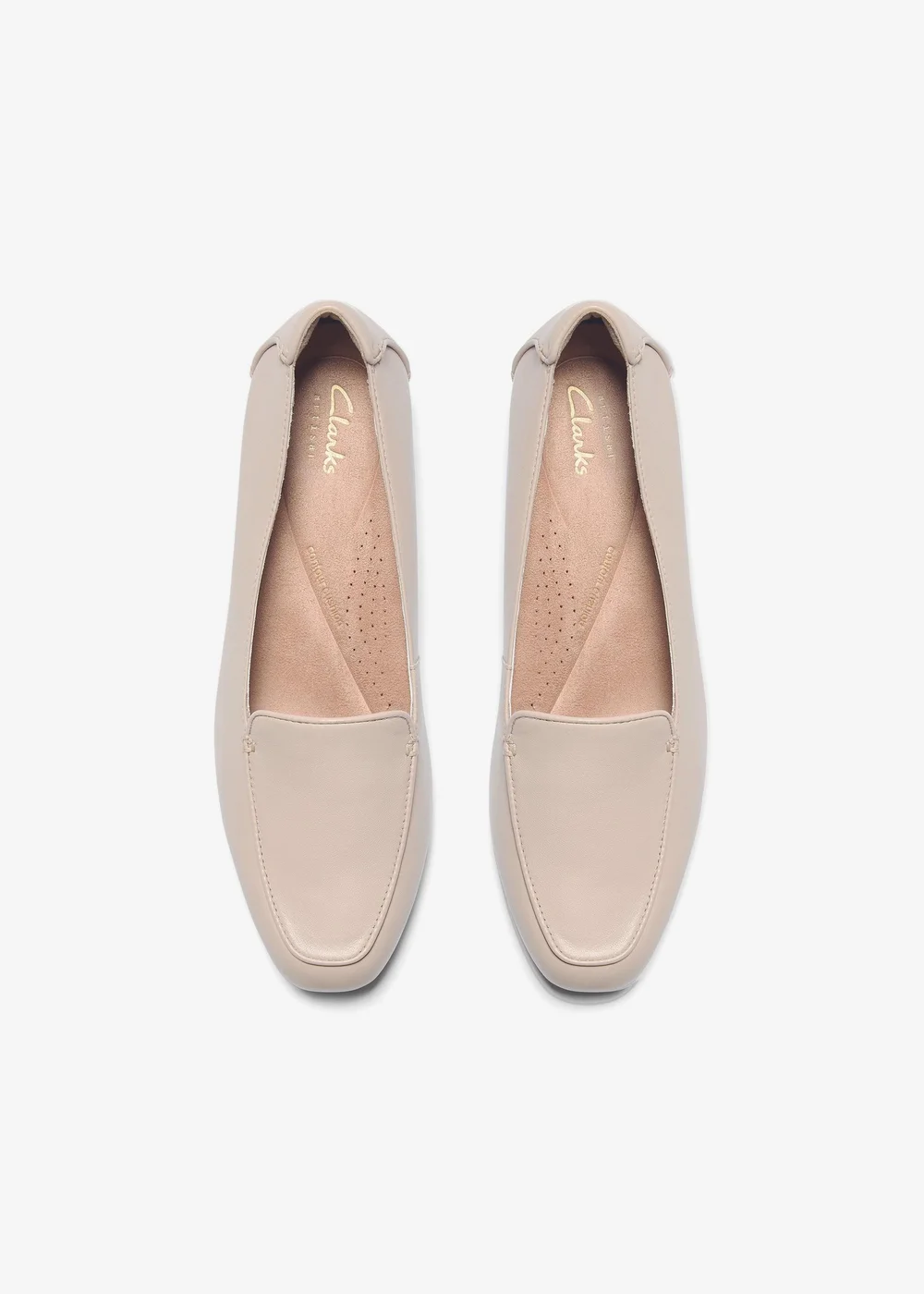 Clarks Womens Beige Keesha Luca Leather Wide - 8 Image 6