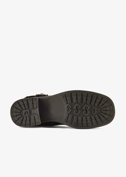 Clarks Womens Black Chai Charm Suede Standard - 4 Image 3