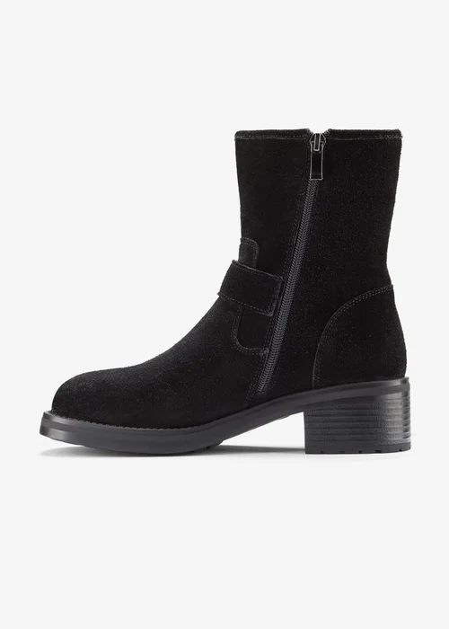 Clarks Womens Black Chai Charm Suede Standard - 4 Image 2