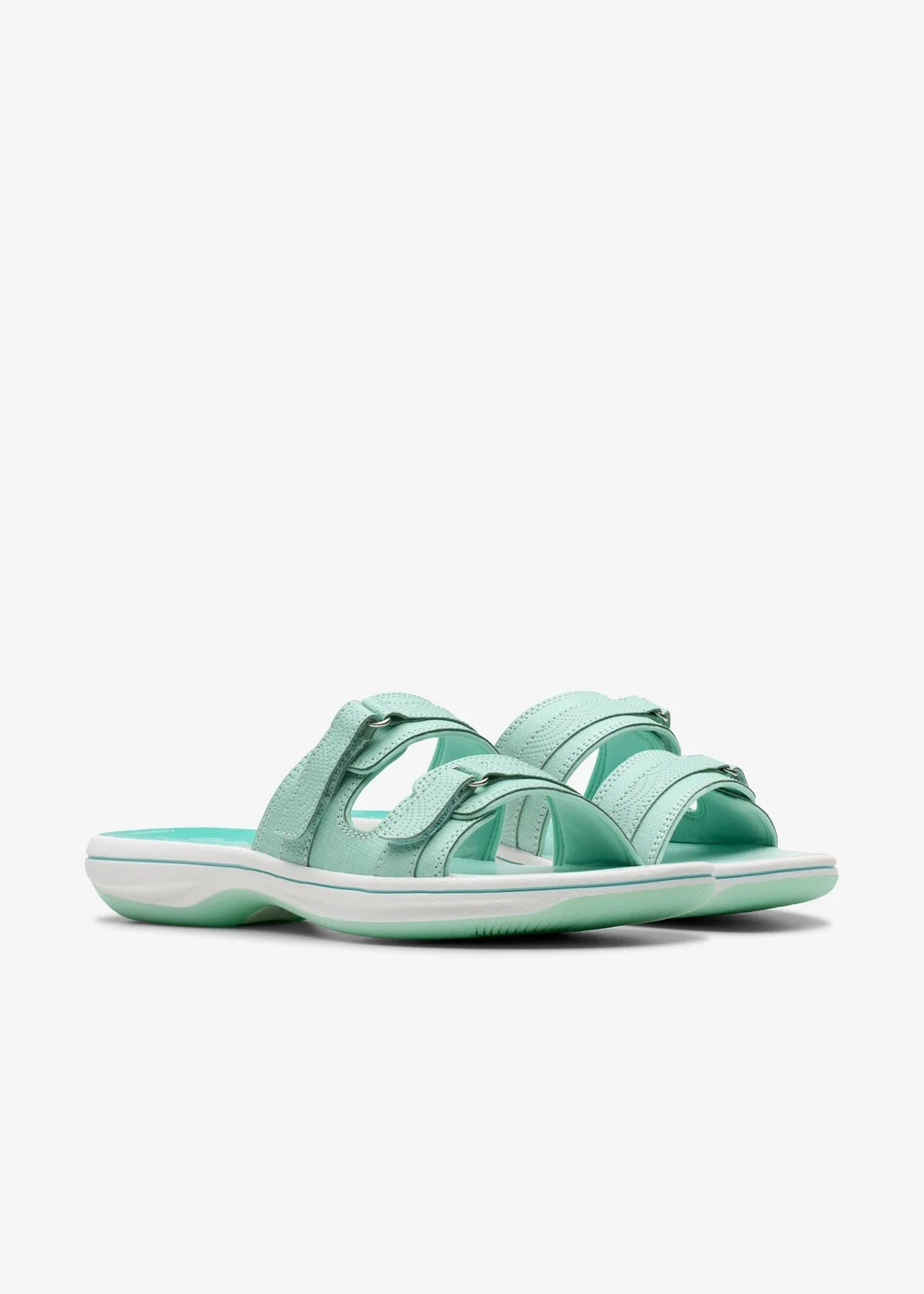 Clarks Cloudsteppers Womens Green Brinkley Piper Synthetic Standard - 6 Image 4