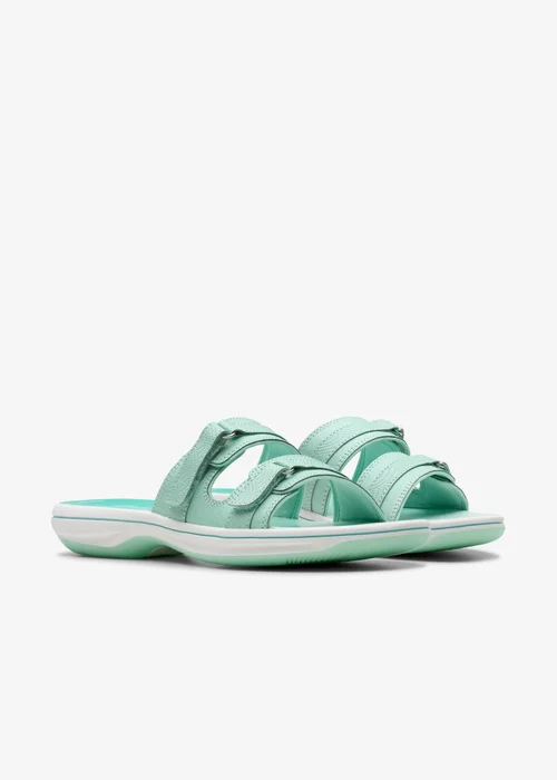 Clarks Cloudsteppers Womens Green Brinkley Piper Synthetic Standard - 6 Image 4