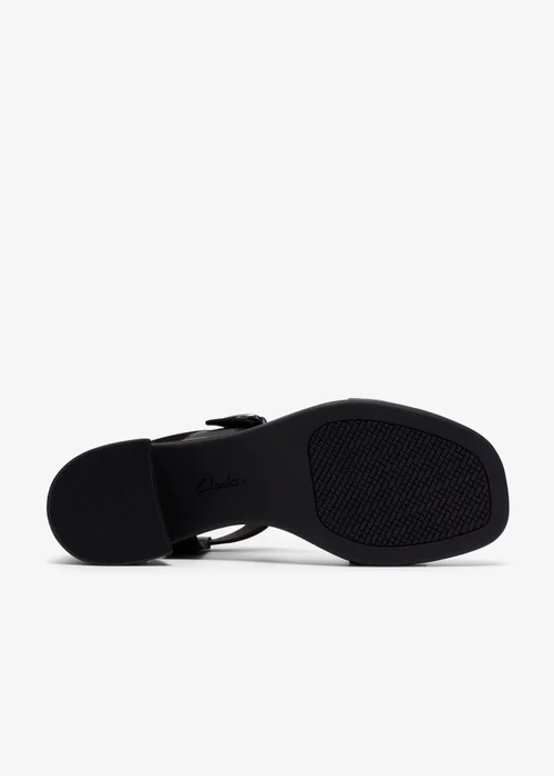 Clarks Womens Black Jaylan Sol Leather Standard - 7 Image 3
