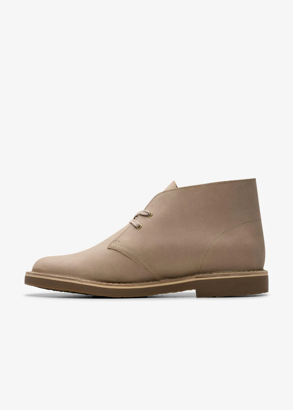 Clarks Mens Beige Shepton Leather Standard - 6 Image 2