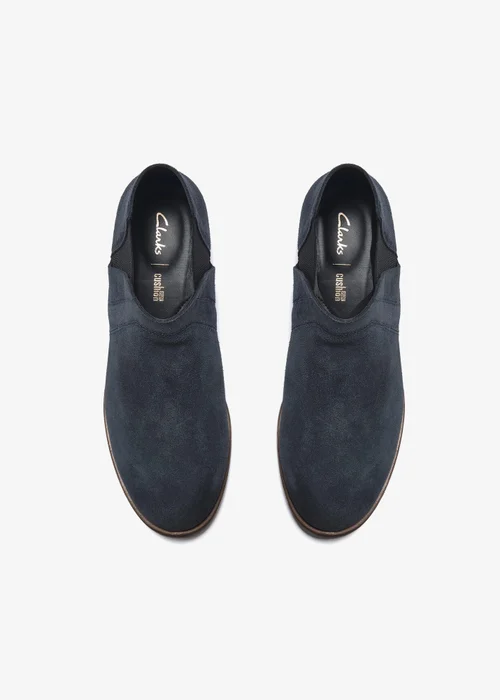Clarks Womens Blue Demi 2 Beat Suede Standard - 4 Image 6