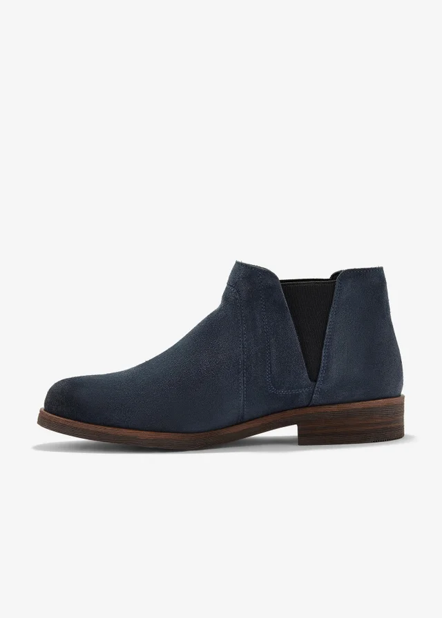 Clarks Womens Blue Demi 2 Beat Suede Standard