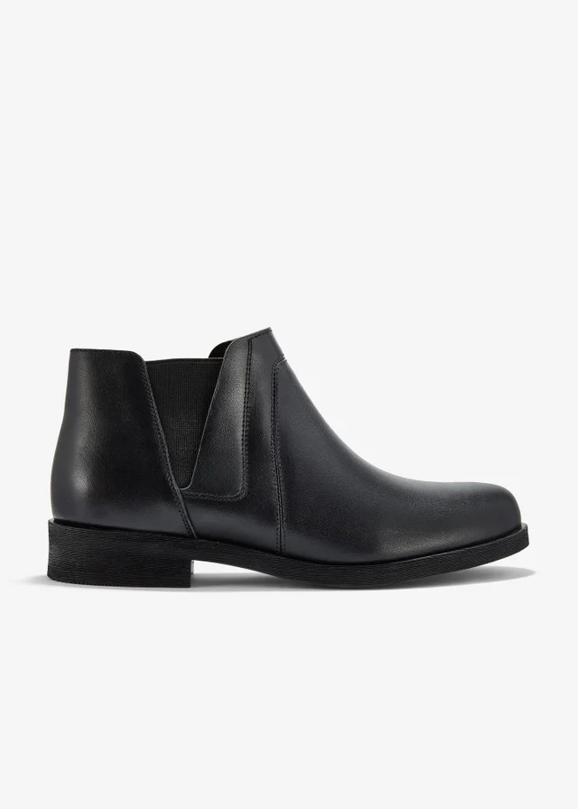 Clarks Womens Black Demi 2 Beat Leather Standard