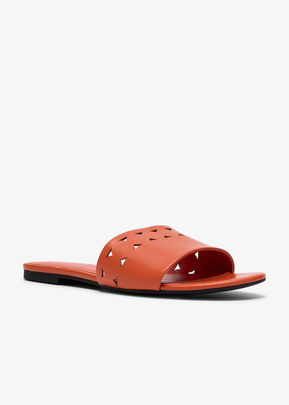 Clarks Womens Orange Kediri Mule Synthetic Standard - 6 Image 4