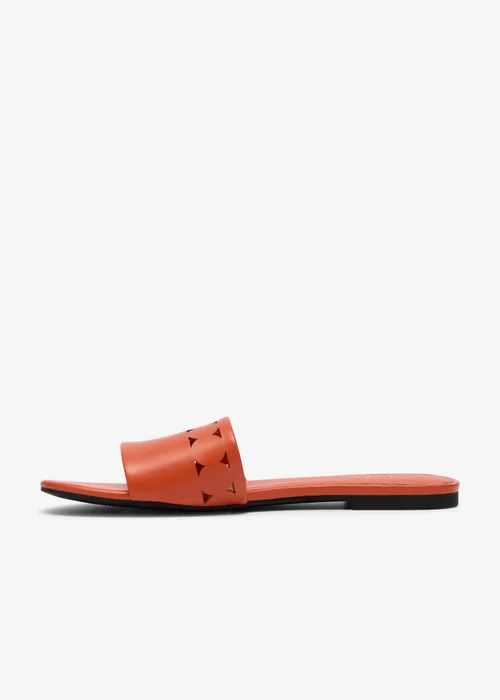 Clarks Womens Orange Kediri Mule Synthetic Standard - 6 Image 2