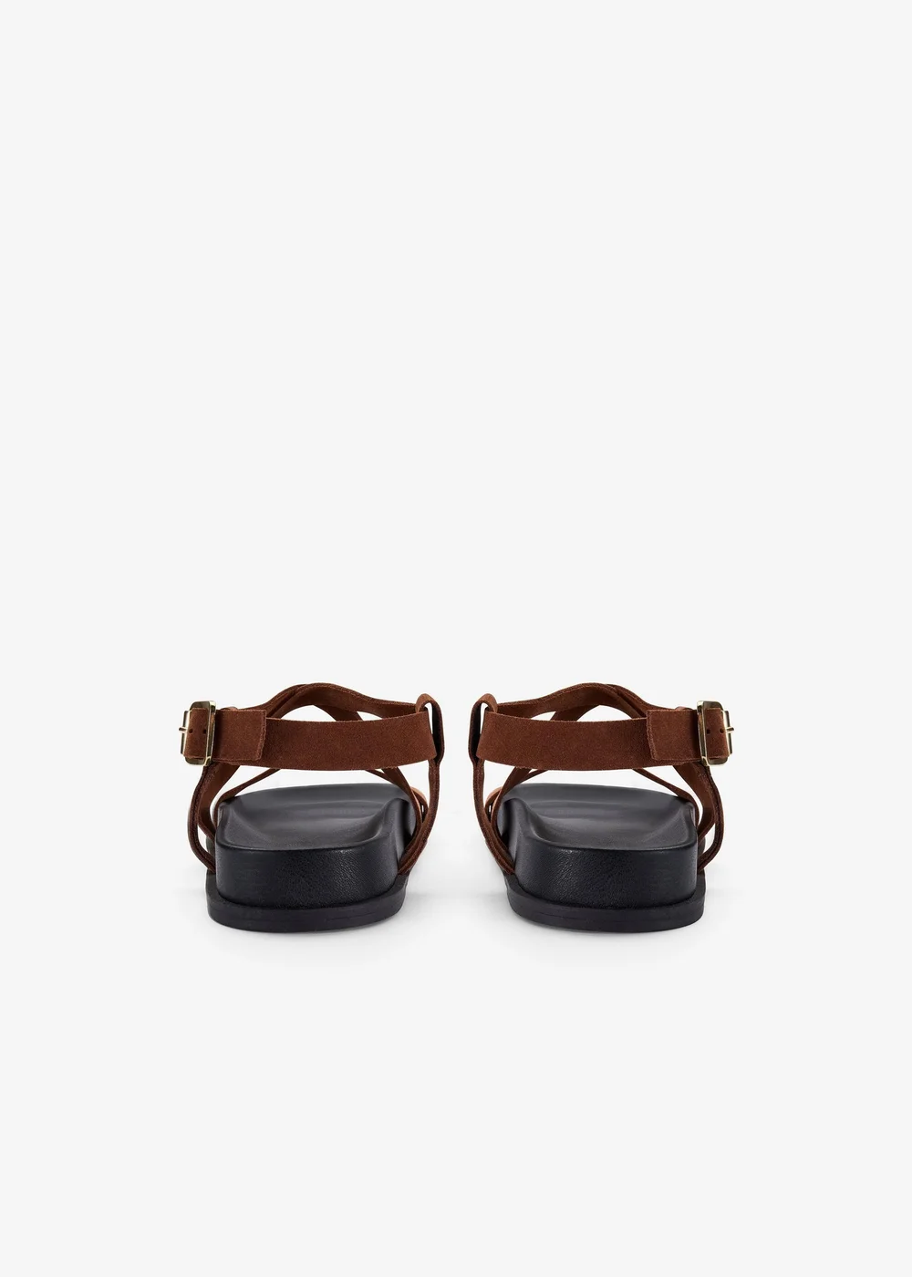 Clarks Womens Brown Zarlea Strap Suede Standard - 6 Image 5
