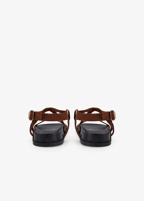 Clarks Womens Brown Zarlea Strap Suede Standard - 6 Image 5