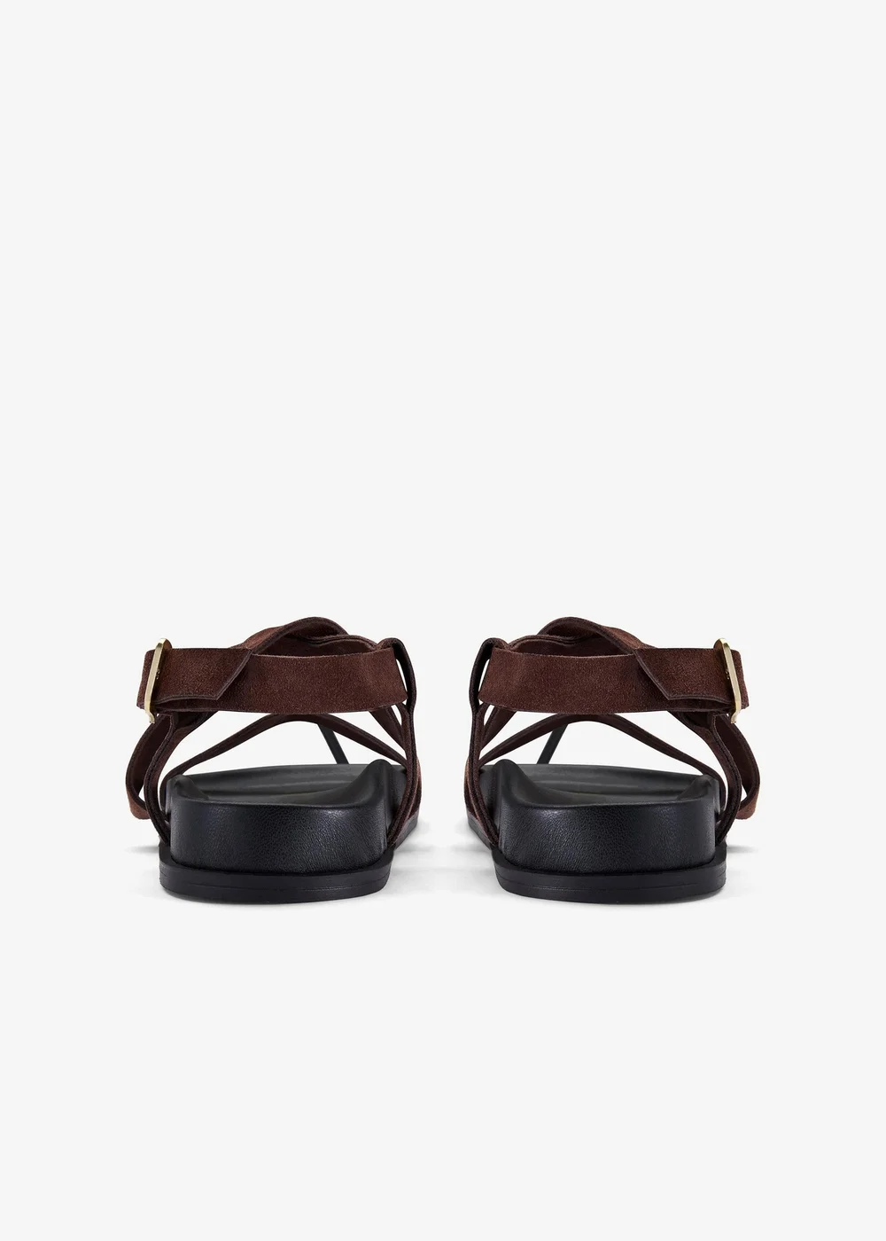 Clarks Womens Brown Zarlea Strap Suede Standard - 4 Image 5