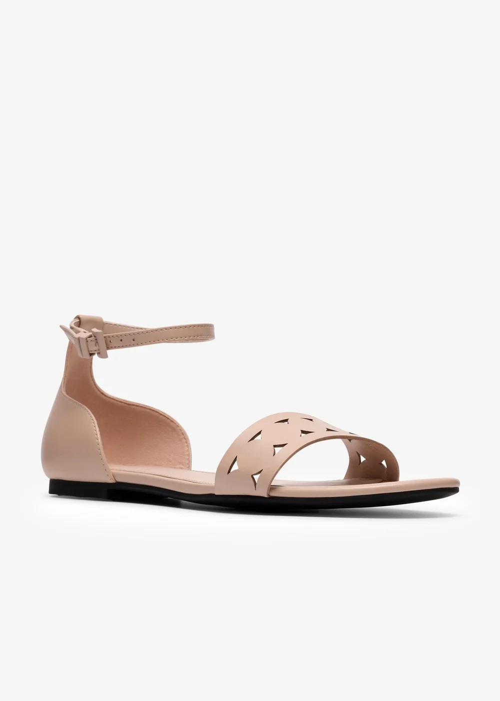 Clarks Womens Beige Kediri Part Synthetic Standard - 6 Image 4