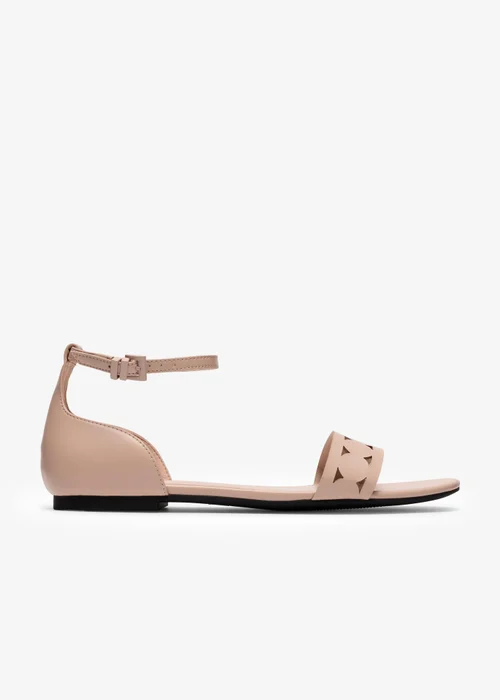 Clarks Womens Beige Kediri Part Synthetic Standard - 6 Image 1