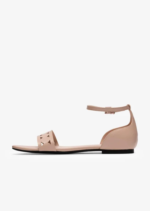 Clarks Womens Beige Kediri Part Synthetic Standard - 6 Image 2
