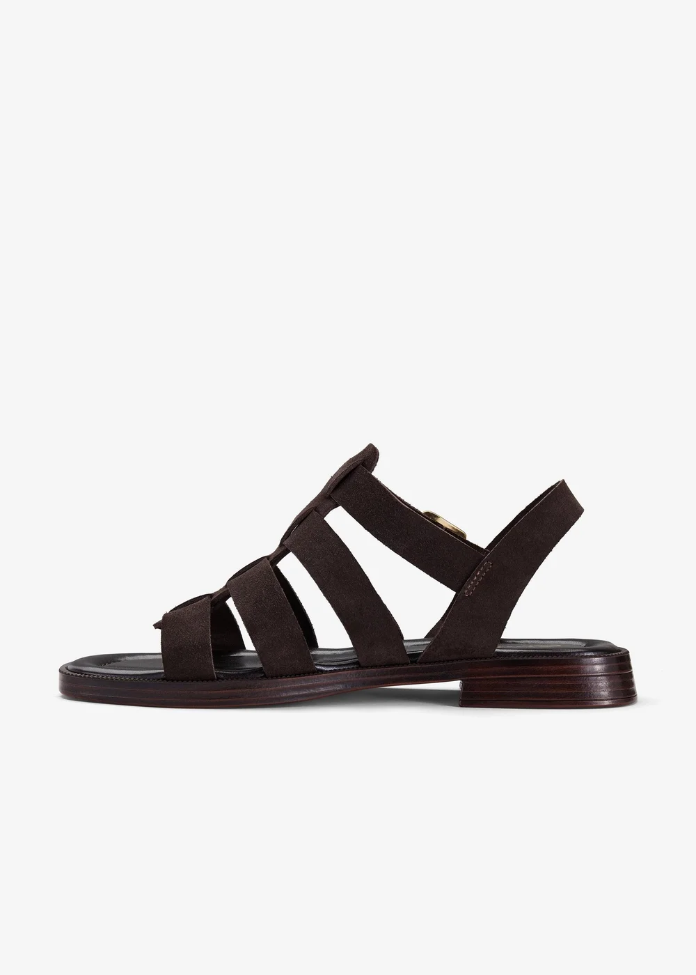 Clarks Womens Brown Tenara Strap Suede Standard - 6 Image 2