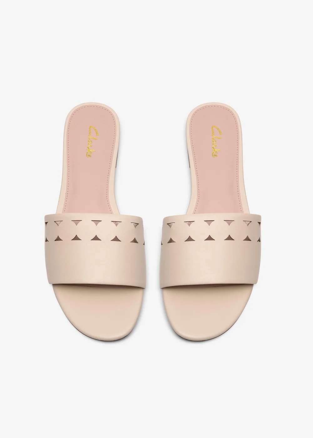Clarks Womens White Kediri Mule Synthetic Standard - 6 Image 6