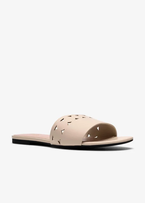 Clarks Womens White Kediri Mule Synthetic Standard - 6 Image 4
