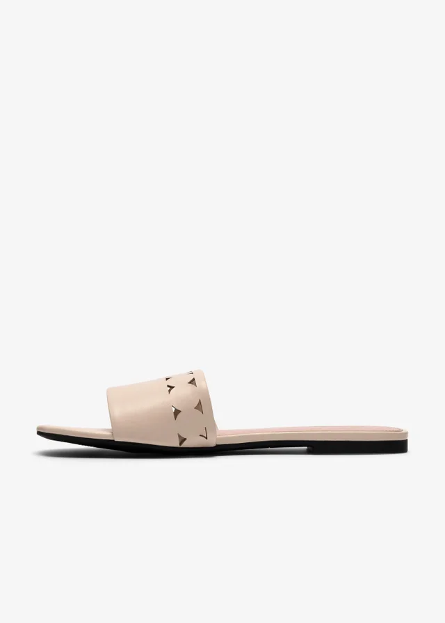 Clarks Womens White Kediri Mule Synthetic Standard
